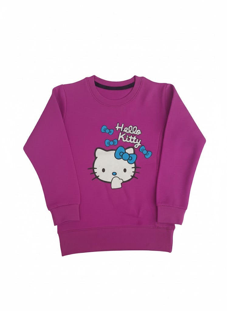 "Hello Kitty" Magenta Sweatshirt & Trouser Set