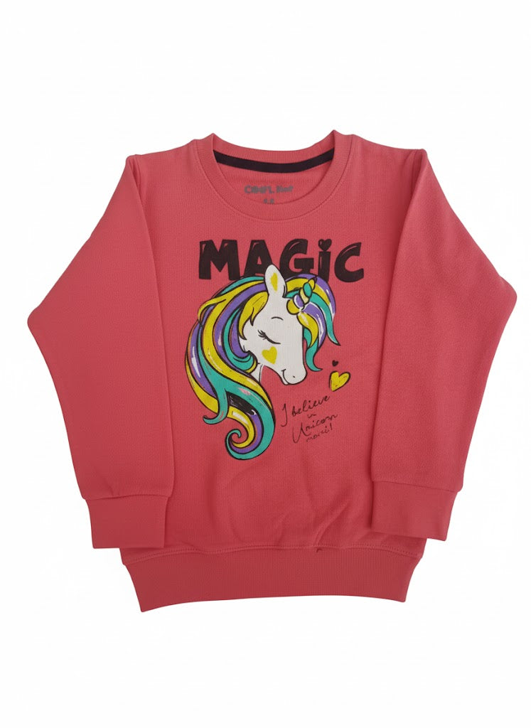 Magic Unicorn" Pink Kids Tracksuit