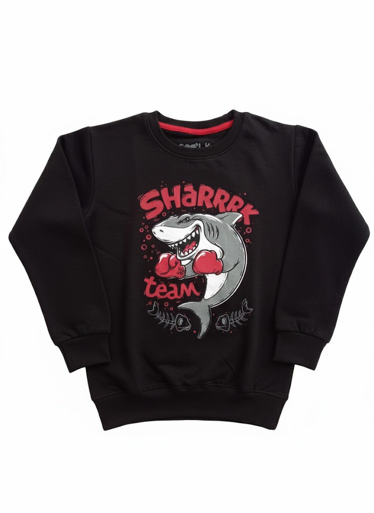 Black Shark Sweatshirt and Jogger Set