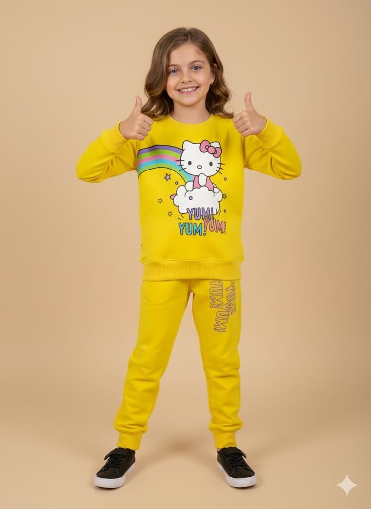 Hello Kitty "Yum Yum!" Yellow Tracksuit